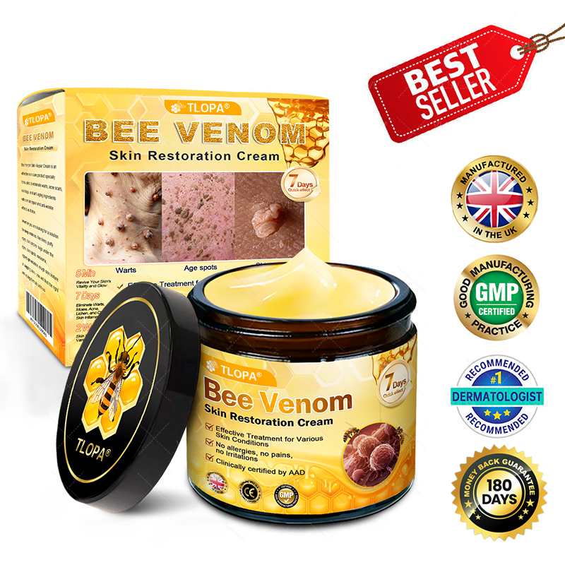 Made and Shipped from UK ✨ TLOPA® Bee Venom Skin Restoration Cream ⏰ LAST DAY 80% OFF💞