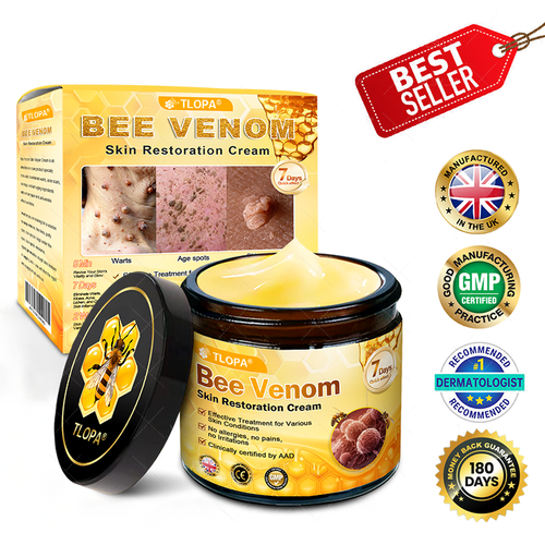 Made and Shipped from UK ✨ TLOPA® Bee Venom Skin Restoration Cream ⏰ LAST DAY 80% OFF💞